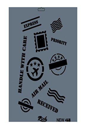 Stencil New Seri 468 25x35
