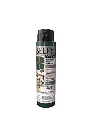 H Selfy Decor Vernikli Mobilya Boyası 500 Cc Amsterdam Yeşil 5848