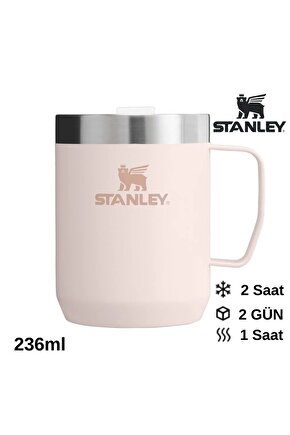 Klasik Paslanmaz Çelik Termos Bardak 0,23 LT ROSE QUARTZ