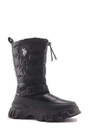 U.S Polo Assn. 101916420 Poretta Siyah Kız Çocuk Çizme