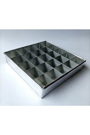 Narkalıp Brownie  Kek Kalıbı Çap 20 x 20cm 36 Dilim