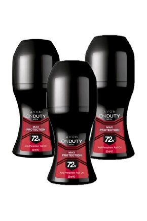 On Duty Max Protection Erkek Antiperspirant Roll On Deodorant Üçlü