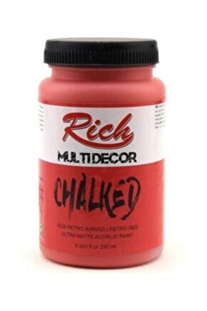 Multi Decor Chalked Akrilik 250ml N:4528 Retro Kırmızı