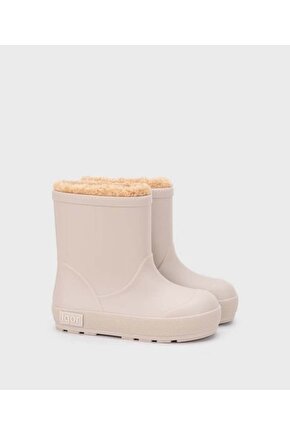 Yogi Borreguito İçi Kürklü Unisex Çocuk Yağmur Çizmesi BEJ