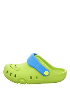 Yeşil Erkek Çocuk Düz Sandalet