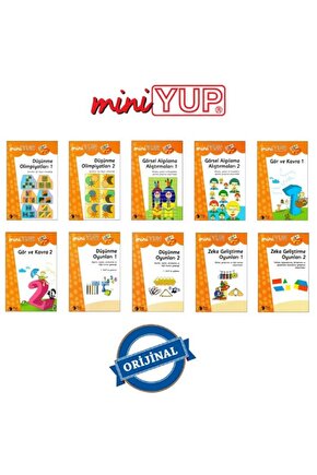 MiniYUP 7+ Yaş Görsel Dikkat ve Algı Geliştirme Seti Kitapları (Kontrol Kutusu Dahil Değildir)