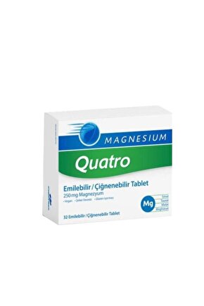 Magnesium Quatro 32 Çiğnenebilir Tablet
