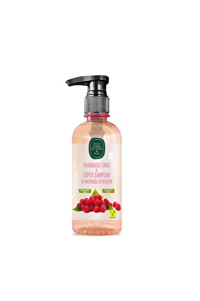 Frambuazlı Sirke Süper Şampuan 100 ml Seyahat Boy Pet Şişe