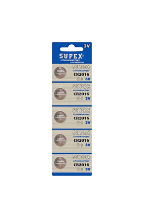 Cr2016 3V Lityum 5Li Blister Pil