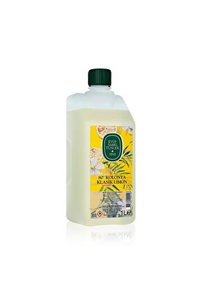Klasik Limon Kolonyası 1 lt - Koruma Kilitli Kapak