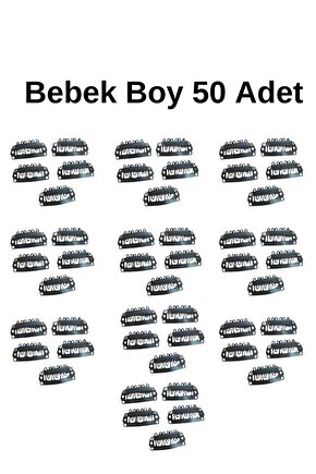 Bebek Boy Çıt Çıt Klipsi Postiş Tokası Bebek Saçsız Toka (2.8 MM )