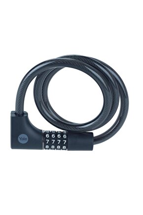 Essential Kablolu Bisiklet Kilidi  1000mm  Şifreli ve  Anahtarlı YCC0121002