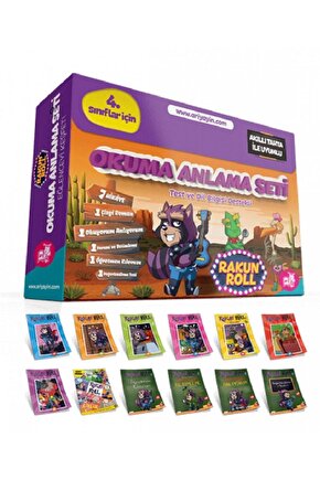 4 Sınıf Rakun Roll 8 Kitap ( Okuma Anlama )