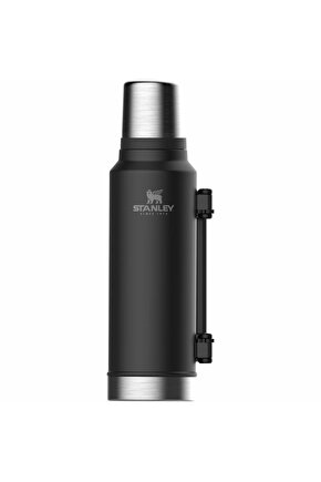 Klasik Vakumlu Çelik 1.4L Unisex Siyah Termos