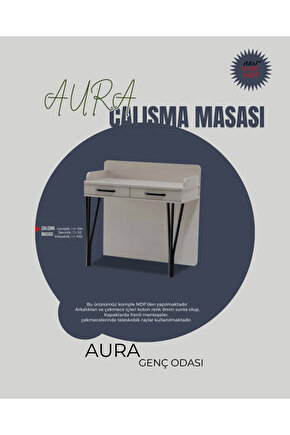 Aura Çalışma Masası - Çekmeceli Çalışma Masası