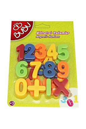 Bu-Bu Mıknatıslı Rakam 25 Parça 00083