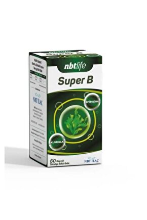 NBT Life Super B Takviye Edici Gıda 60 Kapsül