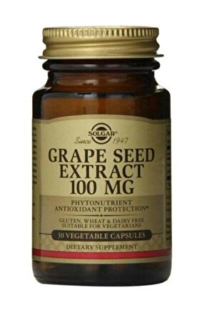 Grape Seed Extract 100 Mg 30 Kapsül