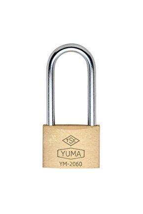 Uzun Kancalı Pirinç Asma Kilit 60 Mm