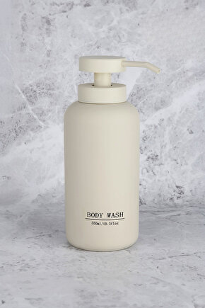 Şampuan Şişesi – 550 ml, Dispenser, Minimalist Tasarım, Banyo İçin Sıvı Sabun & Şampuanlık