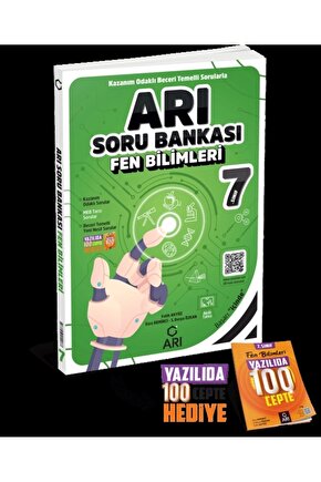 ARI YAYINCILIK 7. Sınıf Fen Bilimleri Arı Soru Bankası (Yazılıda 100 Cepte Hediyeli)