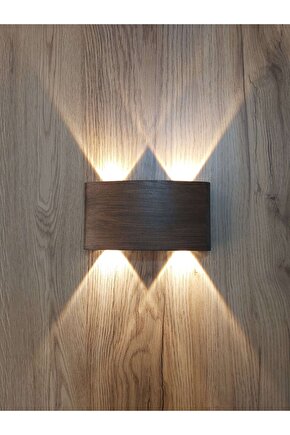 U2 Uranüs Eskitme Kasa 6 Watt (10 WATT EŞDEĞER) Gün Işığı Ledli Çift Yönlü Iç Ve Dış Mekan Aplik