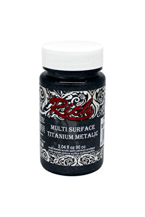 Multi Surface Titanium Metalik Boya 90 Cc Siyah 2544