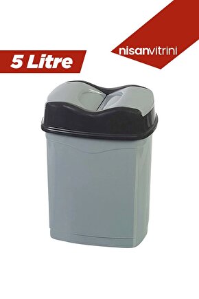 Kapaklı Çöp Kovası 5 Lt  Girdap 1 Nolu Çöp Kovası 5 Litre