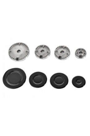 8 Parça Üniversal Fırın Bek ve Kapak Takımı Tüm Markalara Uyumlu (PROFİLO-BOSCH-SİEMENS UYUMSUZ) Set