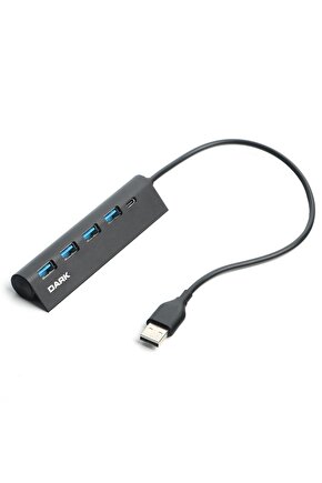 DK-AC-USB346 USB Type-A to 1xUSB-C Charge 4 Port USB2.0 HUB