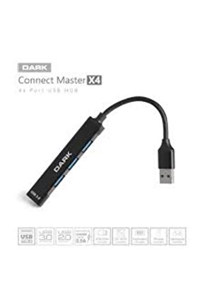 Dk Ac Usb34a 4 Port Usb Hub Usa-a 1xusb-a3.0 3xusb-a2.0