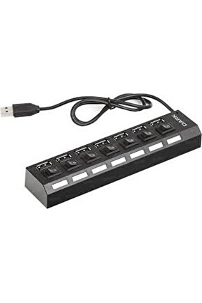 DK AC USB272 7 Port Anahtarlı USB2.0 HUB
