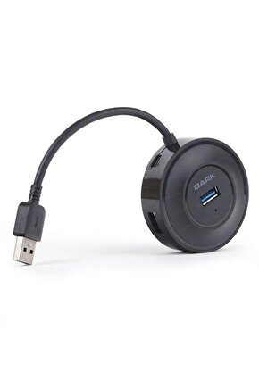 trndx 4 Port USB 3.0 Yuvarlak Tasarımlı USB Çoklayıcı HUB (DK-AC-USB344) modatrendyx 985310