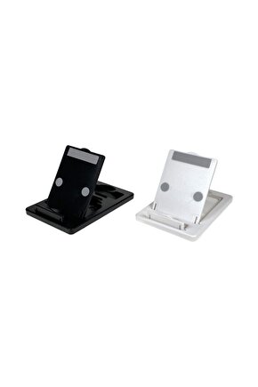ZF-806 24lü Karton Stanlı Ayarlanabilir Telefon Standı (Siyah-Beyaz)
