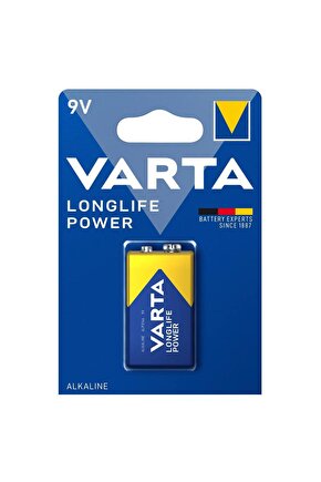 Longlife Power Alkaline Kare Pil 9 V