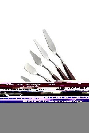 Metal Spatula Seti Spatul Akrilik Yağlı Boya Hobi Çalışmalar 5 li