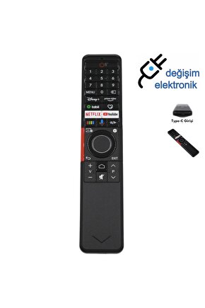 Vestel Sarjlı Smart Qled Google Tv Kumandası