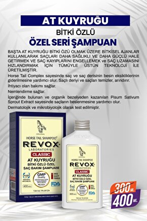 T - At Kuyruğu Bitki Özlü Saç Dökülme Karşıtı, Hızlı Uzama Etkili Şampuan 400 ml