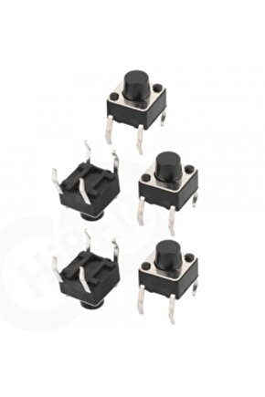 5 adet Push Buton 6x6x5 mm 4 pin buton