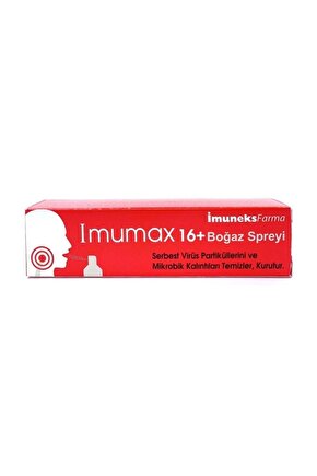 Imumax 16+ Boğaz Spreyi 30 Ml Yetişkin