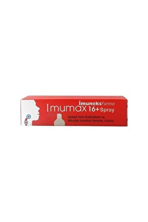Imumax 16+ Mikrop Temizleyici Boğaz Spreyi 30 Ml