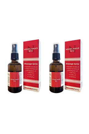 İmuneks Farma Neoflamax Sprey Masaj Spreyi 50 ml x 2 Adet