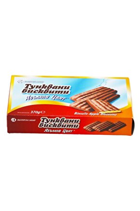 Çikolata Kaplamalı Elma Aromalı Bisküvi