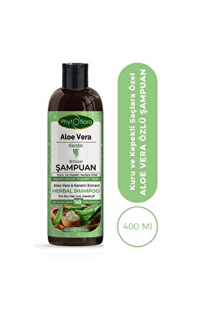Aloe Vera ve Keratinli Bitkisel Şampuan