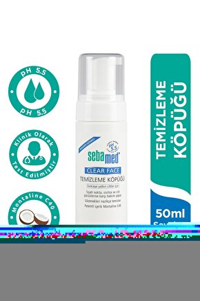 Clear Face Yüz Temizleyici Köpük 50 ml 4103040020536