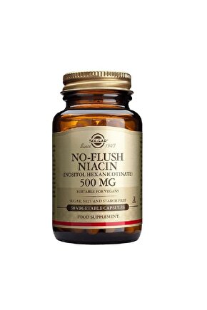 No Flush Niacin 500mg 50 Kapsül