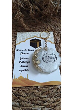 Kabe Hac Umre Epoksi Anahtarlık 4 Adet