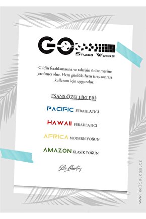 T - Tıraş Kolonyası HAWAII 750 ml.