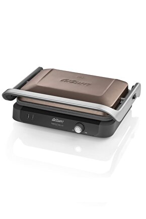 Tostçu Delux Izgara ve Tost Makinesi 6 Dilim Kapasiteli 1800W Toprak - AR2047