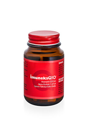 Q10® Beta Glukan (1,31,6) Ve Koenzim Q10 Içeren Takviye Edici Gıda 30 Kapsül
